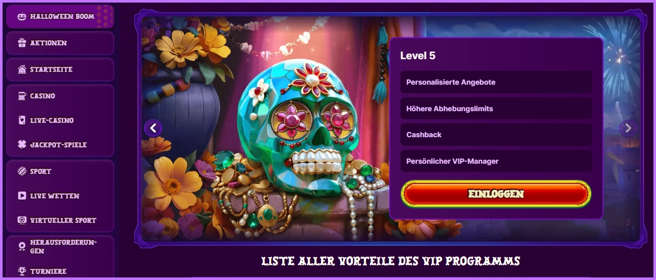 Exklusiver VIP-Club bei Duospin Casino